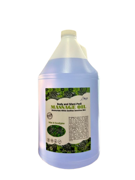 Mint & Eucalyptus Massage Oil 1 Gallon Ref:. Spa-155
