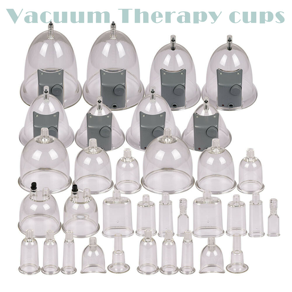Vacumm Therapy Cups Body and Face-Set of 30