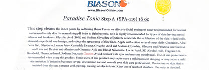 Paradise Tonic Step A 16oz.  spa-119