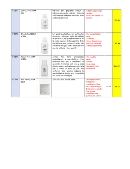 Ampoules for mesotherapy European Line
