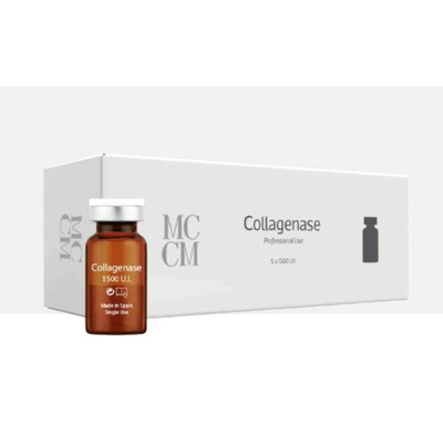 COLLAGENASE POWDER AMPOULES MCCM 1.500 UI X 5UNID