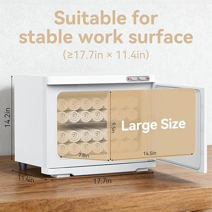 HOT TOWEL CABINET 2 RACKS. 23L -Ref. 6113