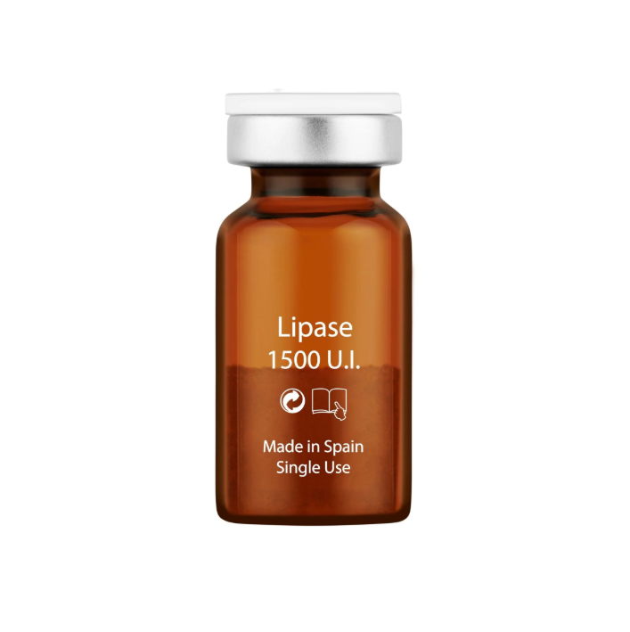 LIPASE POWDER AMPOULES MCCM 1.500 UI X 5UNID