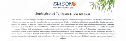 Sophisticated Tonic Step C 16oz. spa-120